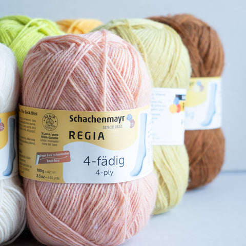 Regia . Uni 4-fädig . Fil à Chaussettes 100g