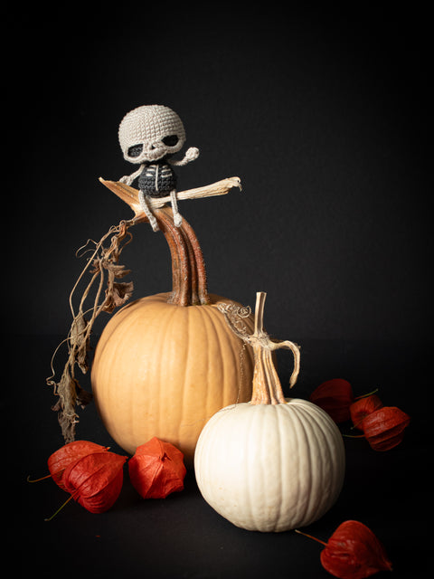 Halloween Häkelanleitung . Skelett Skully