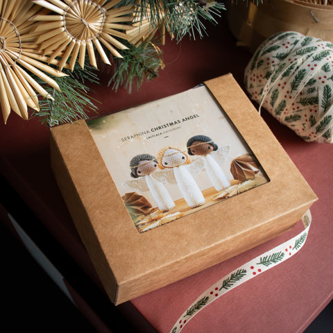 Amigurumi Häkelset . Weihnachtsengel