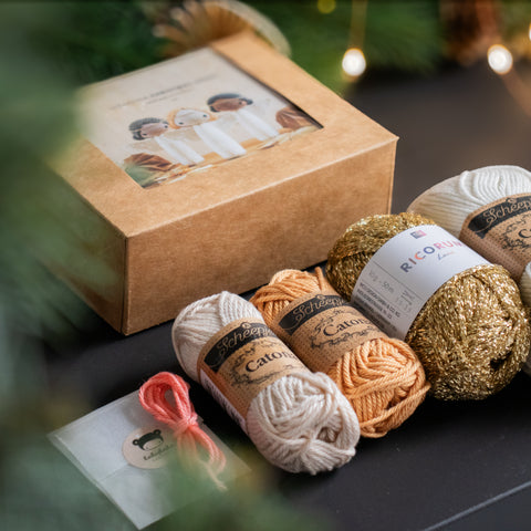 Amigurumi Häkelset . Weihnachtsengel