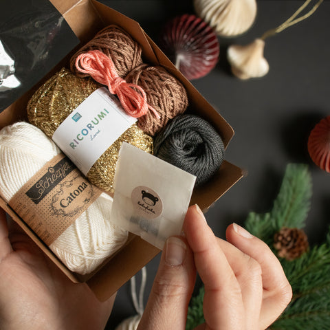 Amigurumi Häkelset . Weihnachtsengel