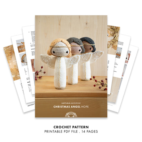 Amigurumi Häkelanleitung . Weihnachtsengel