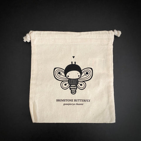 Sac en Coton . Insectes et Papillons