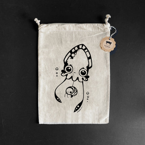 Projektbeutel . Tintenfisch & Garnele