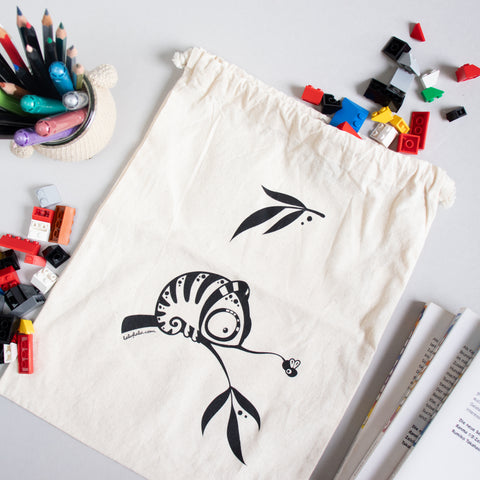 Projekttasche . Chamäleon