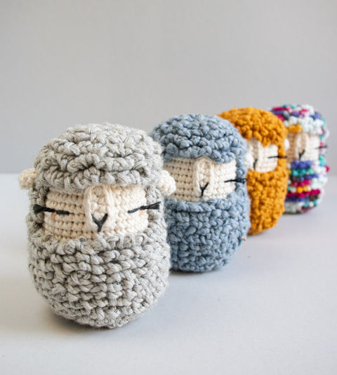 Sheep Crochet Pattern "Jean-Paul Wolltier" . Lalylala for We Are Knitters