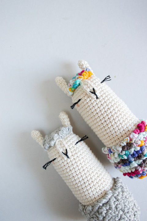 Llama Crochet Pattern "Karl Llamafeld" . Lalylala for We Are Knitters