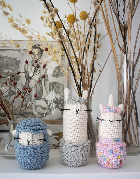 Sheep Crochet Pattern "Jean-Paul Wolltier" . Lalylala for We Are Knitters