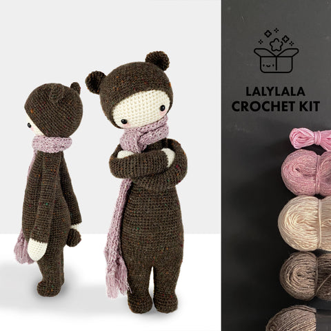 Crochet Kit . Bina the Bear