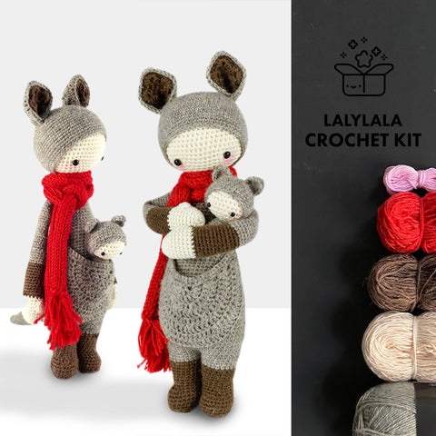 Crochet Kit . Kira the Kangaroo