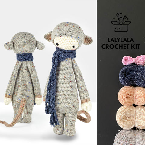 Kit de Crochet . Rada la Ratte . Collection classique Lalylala