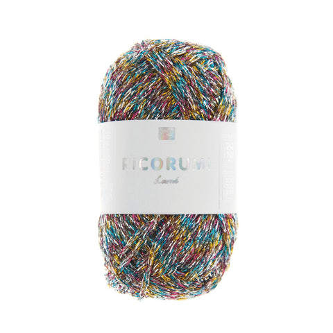 Ricorumi . Lamé weiß irisierend