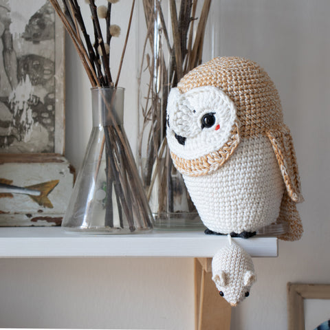 Patron au crochet. Chouette Olivia . Jouet musical