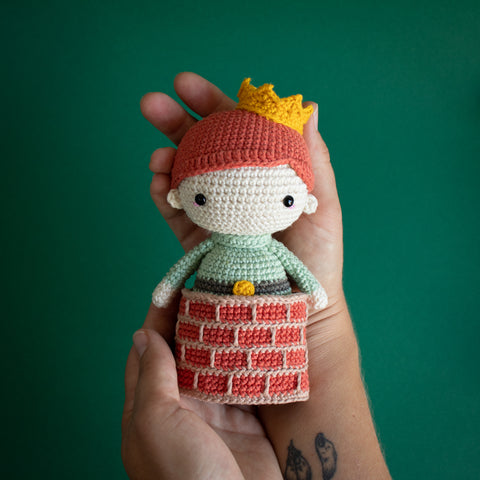 Crochet Pattern . The Frog Prince . Matryoshka
