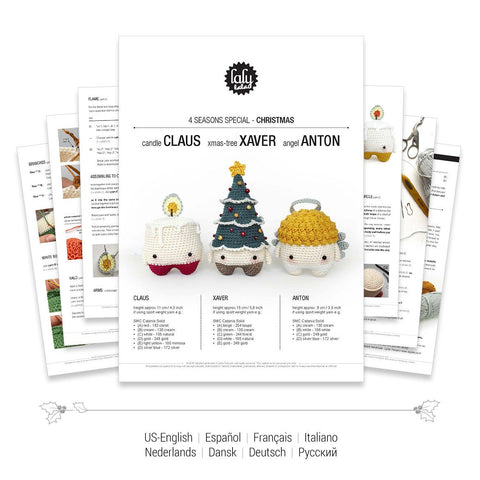 Amigurumi Crochet Pattern . Christmas I