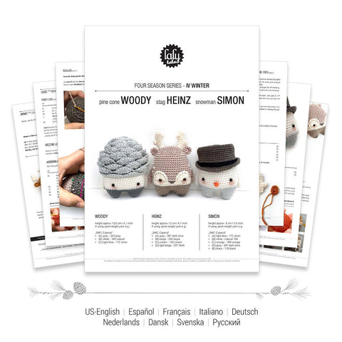 Amigurumi Crochet Pattern . Winter