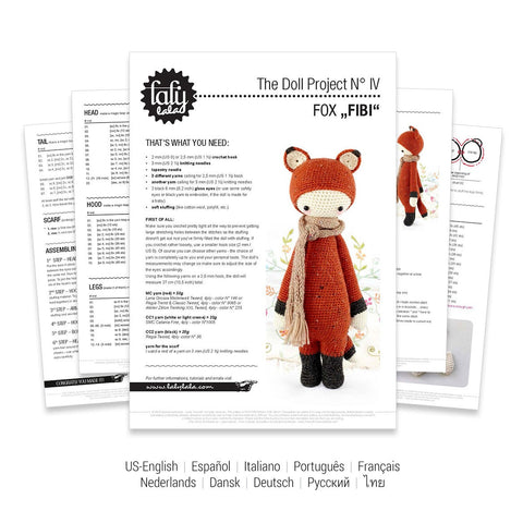 Patron au Crochet . Fibi le Renard