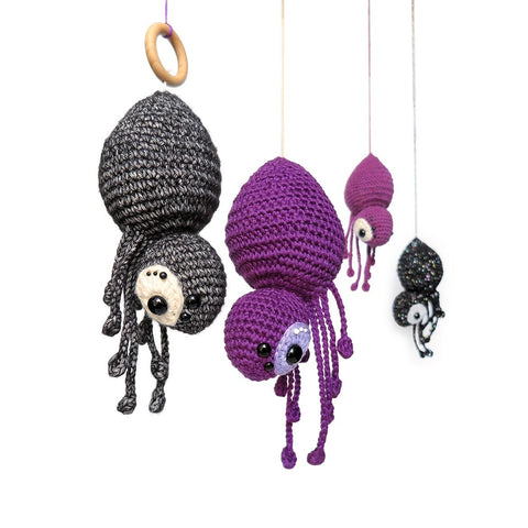 Crochet Pattern . Spider Agatha . Musical Toy
