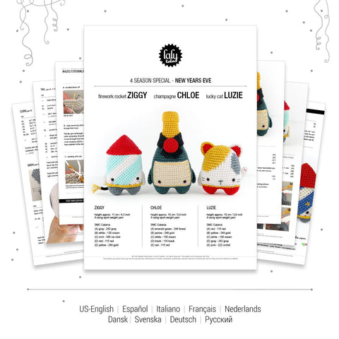 Amigurumi Crochet Pattern . New Year's Eve
