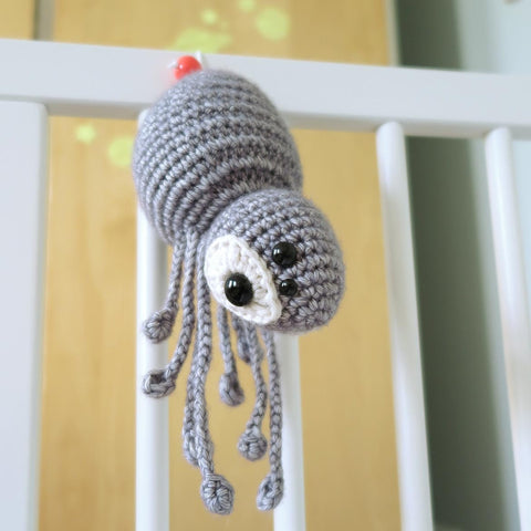 Crochet Pattern . Spider Agatha . Musical Toy