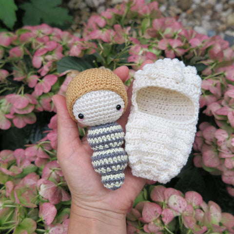 Amigurumi Crochet Pattern . Brimstone Butterfly Lifecycle