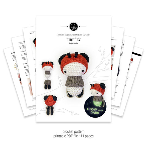 Amigurumi Crochet Pattern . Firefly