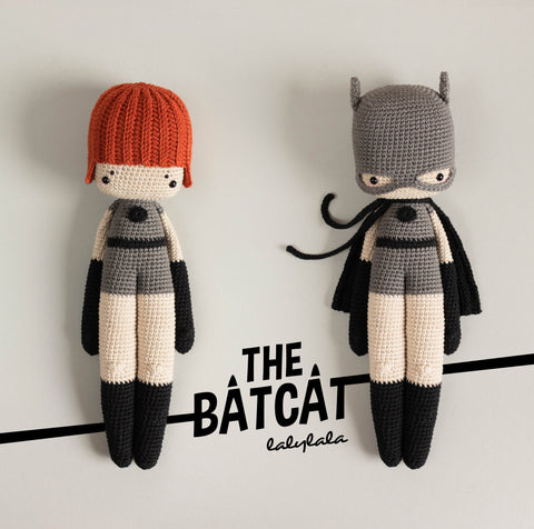 Crochet Pattern . BatCat . Superherumi