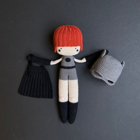 Crochet Pattern . BatCat . Superherumi