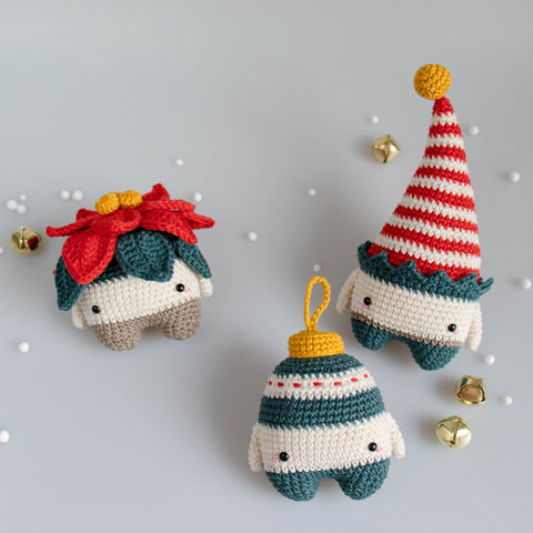 Amigurumi Häkelset . Weihnachten II