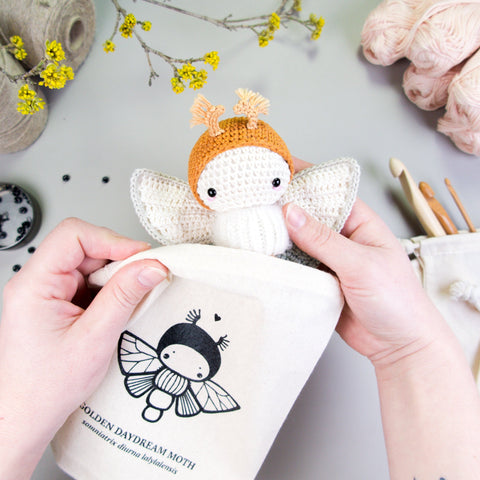 Sac en Coton . Insectes et Papillons