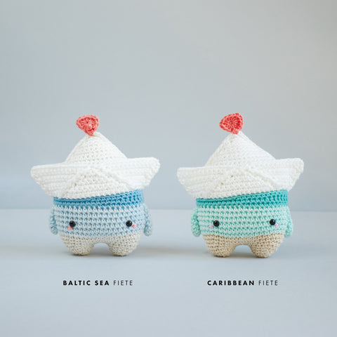 Amigurumi Crochet Kit . Paperboat Fiete