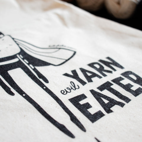 Sac de Projet . Evil Yarn Eater