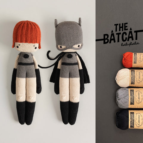 Crochet Kit . BatCat . Superherumi