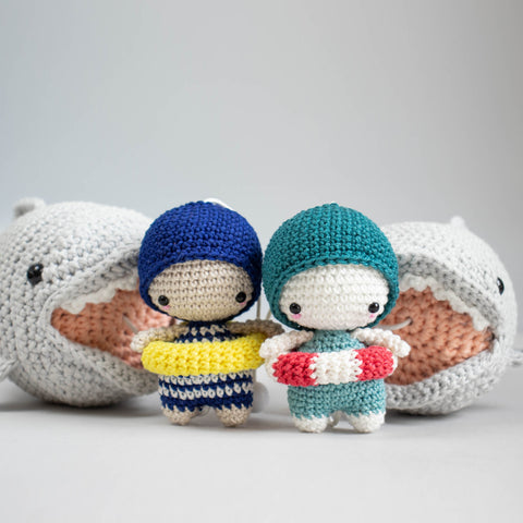 Häkelset . Big Fish . Amigurumi Spieluhr