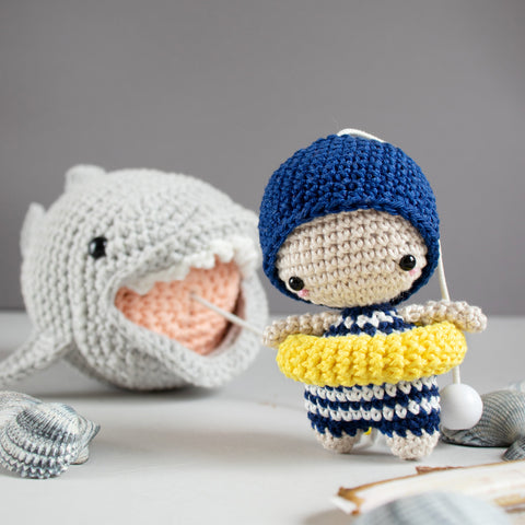 Häkelset . Big Fish . Amigurumi Spieluhr