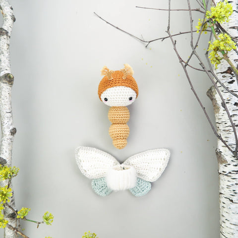 Crochet Kit . Golden Daydream Moth
