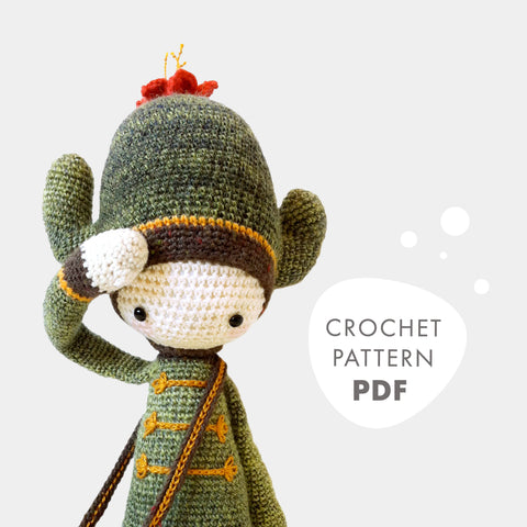 Patron au Crochet . Carl le Cactus