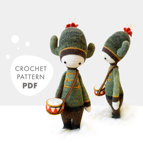 Patron au Crochet . Carl le Cactus