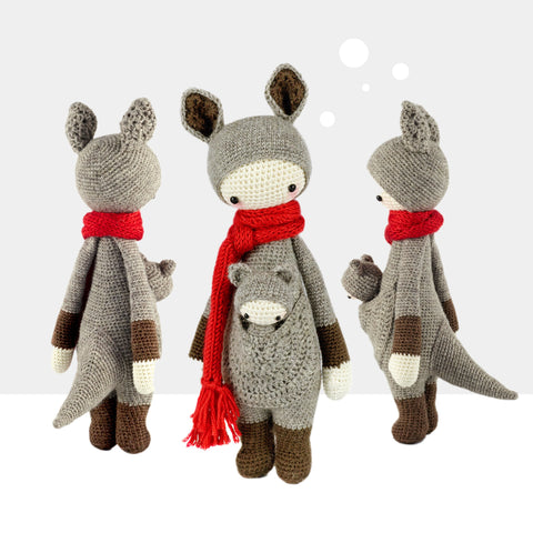 Amigurumi Crochet Pattern . Kira the Kangaroo