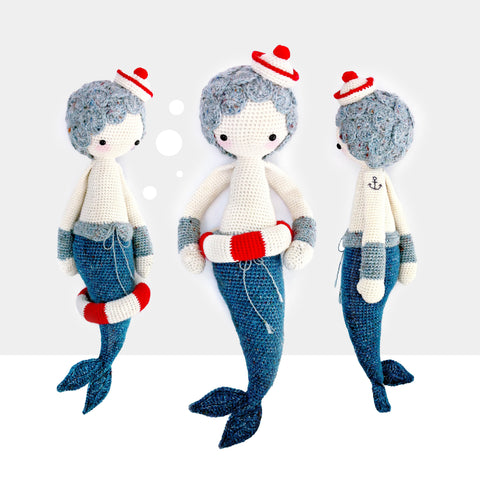 Amigurumi Crochet Pattern . Mici the Mermaid