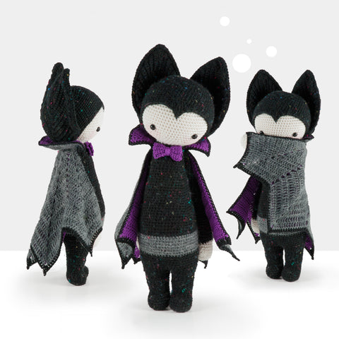 Amigurumi Crochet Pattern . Vlad the Vampire Bat