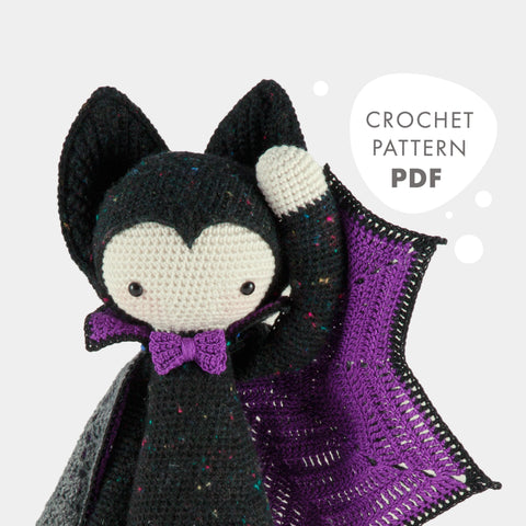 Amigurumi Crochet Pattern . Vlad the Vampire Bat