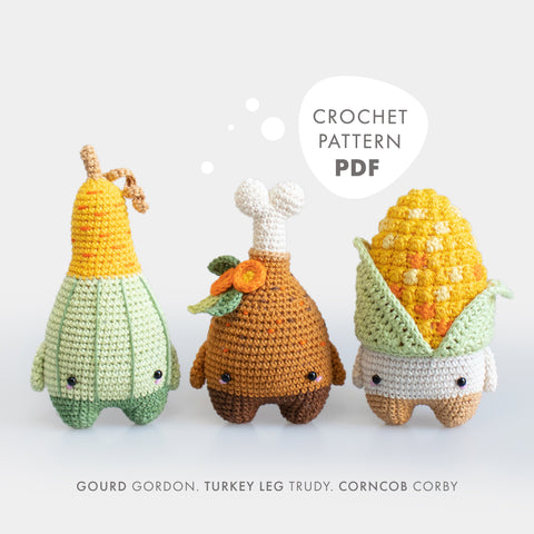 Amigurumi Crochet Pattern . Thanksgiving
