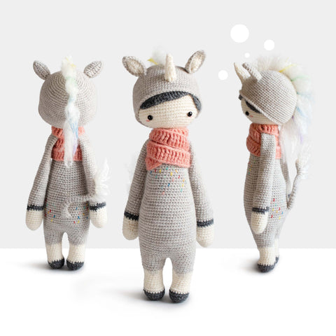 Amigurumi Crochet Pattern . Yumi the Unicorn