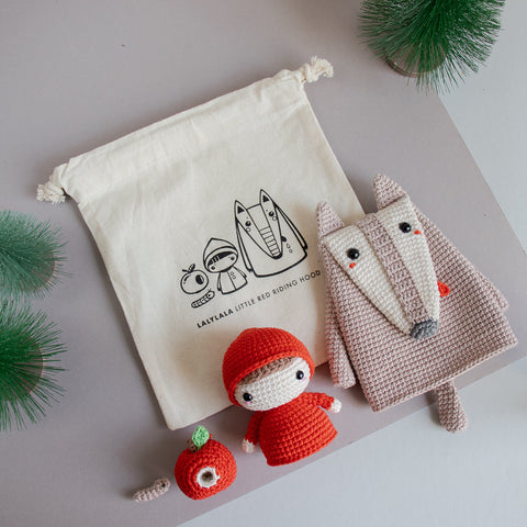Crochet Bag . Red Riding Hood