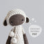 Amigurumi Crochet Pattern . Lupo the Lamb