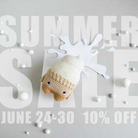 It's never too hot to crochet! And to prove it, we're turning up the heat this summer with a SALE! 🍦