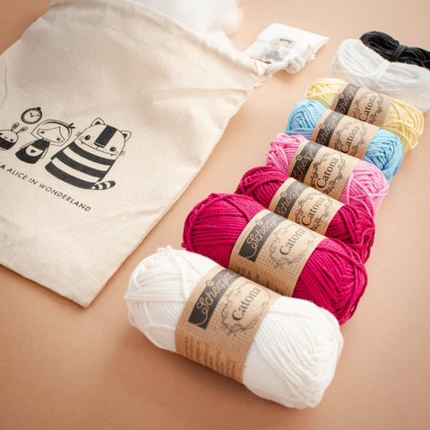 Crochet Kit . Alice in Wonderland . Matryoshka Toy