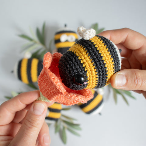 Crochet Pattern . Buzzing Bumble Bee . Vibrating Sensory Toy Lalylala Amigurumi Crochet Pattern . Buzzing Bumble Bee . Vibrating Sensory Toy Lalylala Amigurumi