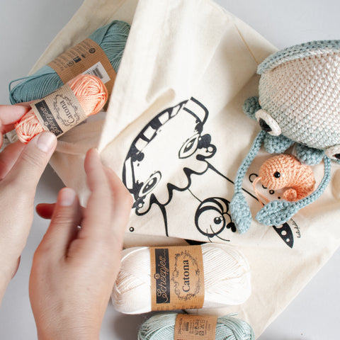 Kit de Crochet . Calmar Seamus . Jouet Musical